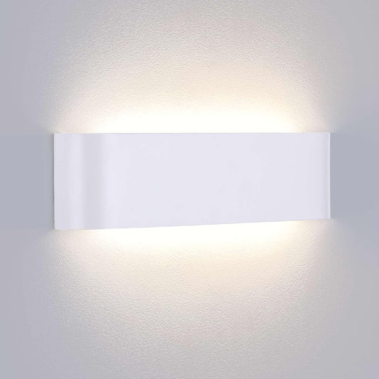 Applique Da Parete Interno Moderno Lampada 4000K Bianco Neutro Lampada Da Parete LED 16W Lampada a Muro Luce Bianco 30 Cm per Camera Da Letto Scale Corridoio