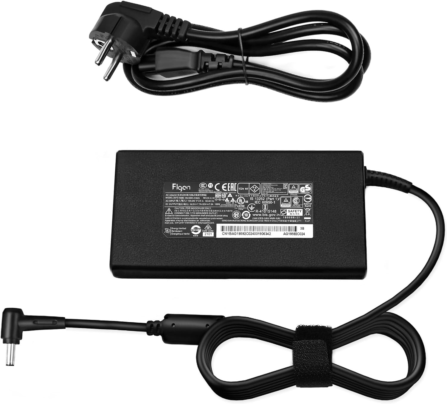 20V 7.5A 150W Alimentatore Caricatore per Asus Zenbook Pro 15 UX535L UX550G UX550VE UX580G UX480F Asus Vivobook K571GD K571GT K571LI X571L X571G N571G