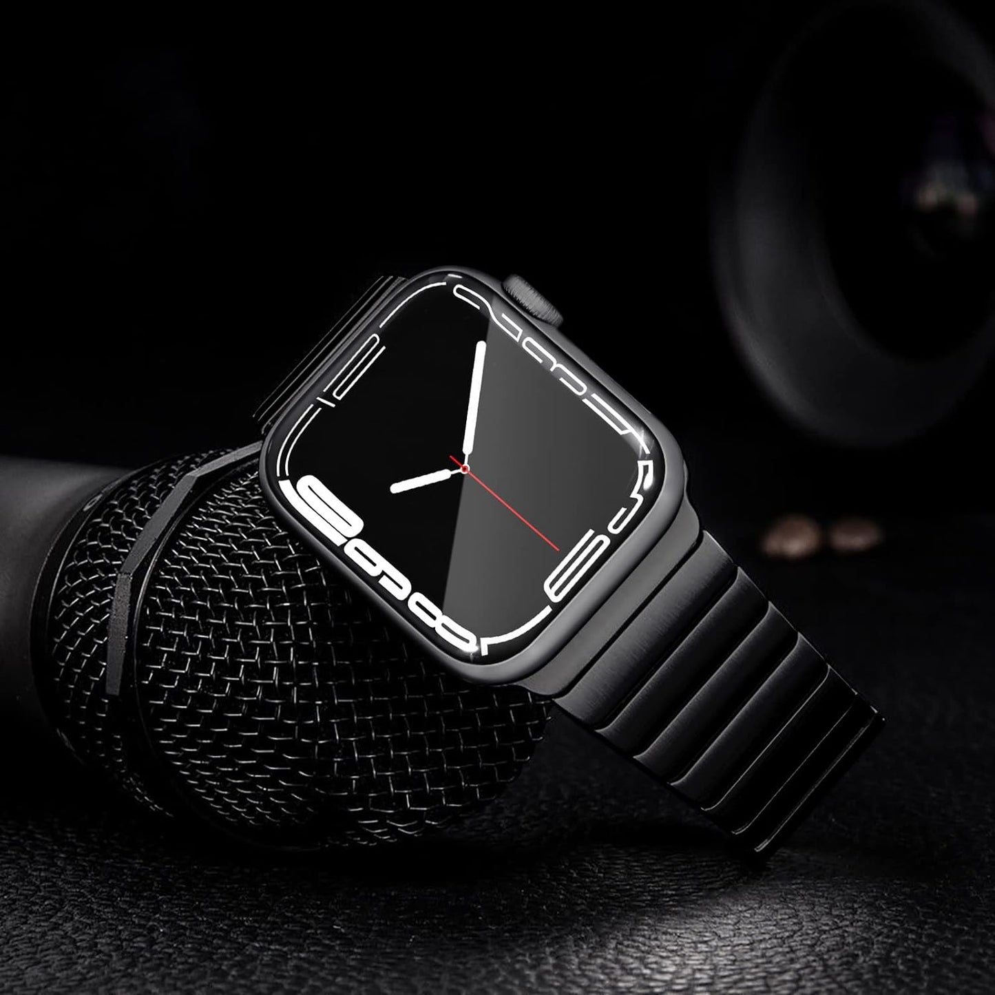 49 Mm, 45 Mm, 44 Mm, 42 Mm, Compatibile Con Apple Watch, Cinturino Di Ricambio in Acciaio Inox, Adatto per Iwatch Ultra Series 8/7/6/5/4/3/2/1/SE (2022/2020), Nero