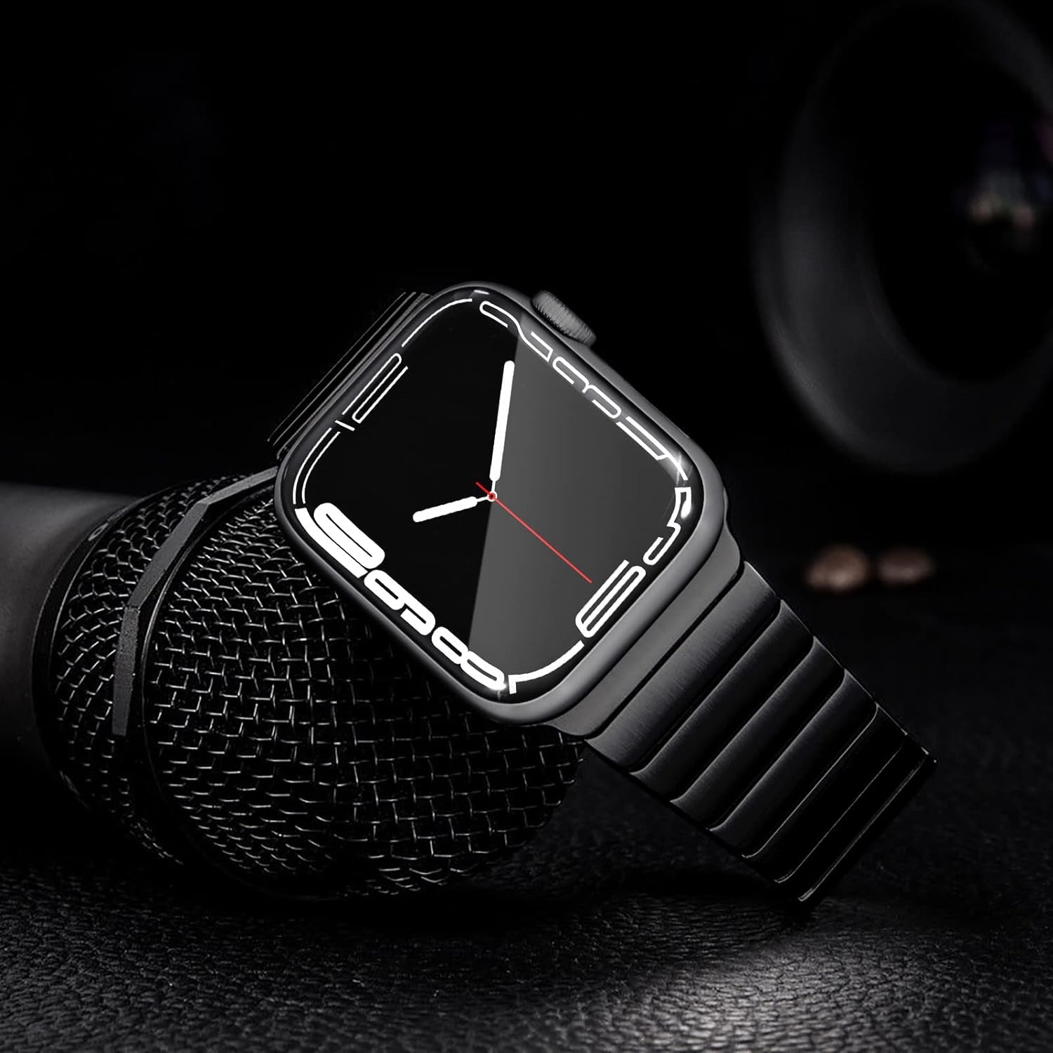 49 Mm, 45 Mm, 44 Mm, 42 Mm, Compatibile Con Apple Watch, Cinturino Di Ricambio in Acciaio Inox, Adatto per Iwatch Ultra Series 8/7/6/5/4/3/2/1/SE (2022/2020), Nero