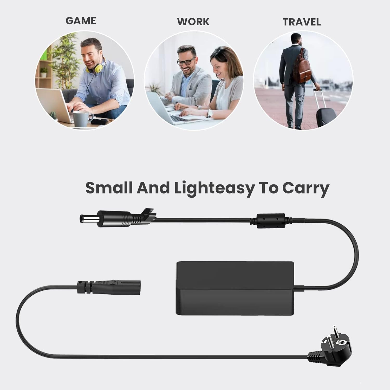 60 W Caricabatterie Portatile per Samsung Np200A5B AD-6019R Np300E5A Np305E5A Np365E5C RV515 RV520 R530 R540 0335A1960 CPA09-004A R580 R480 Q430 CPA09-004 NP270E4E NP270E5E