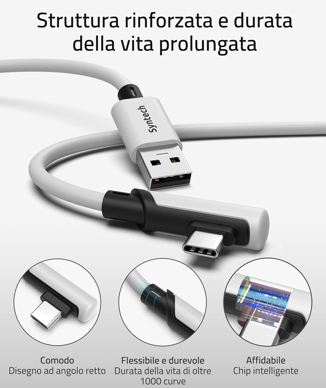 Cavo Link 3M/10 FT Compatibile Con Quest2/Pro E Pico4/Pro Accessori, Trasferimento Dati PC Ad Alta Velocità, Link Cavo USB 3.0 a USB C per Visore VR E PC Da Gioco