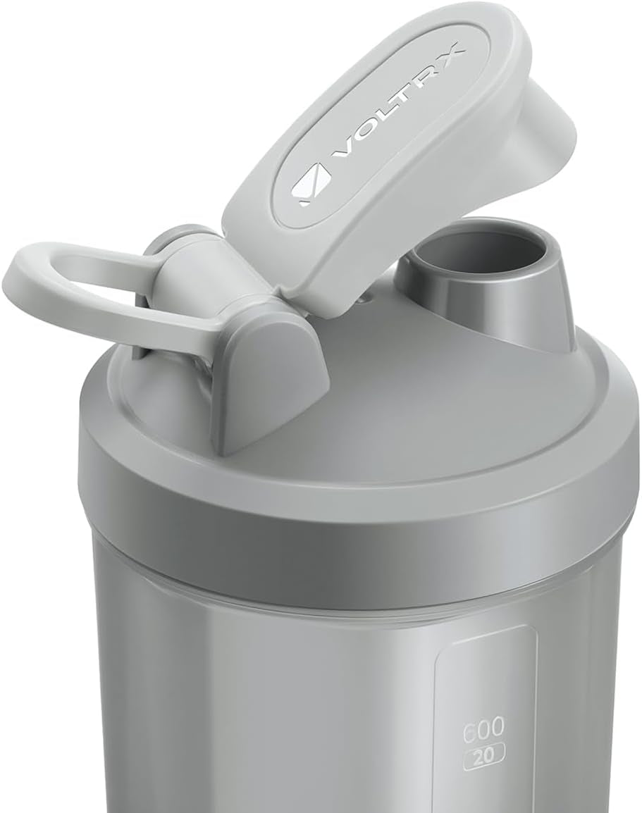 Titanus - Bottiglia per Shaker per Proteine, Ricaricabile Tramite USB C, Elettrico, per Frullati Proteici E Frullati Sostitutivi Dei Pasti, Senza BPA, 680,4 G