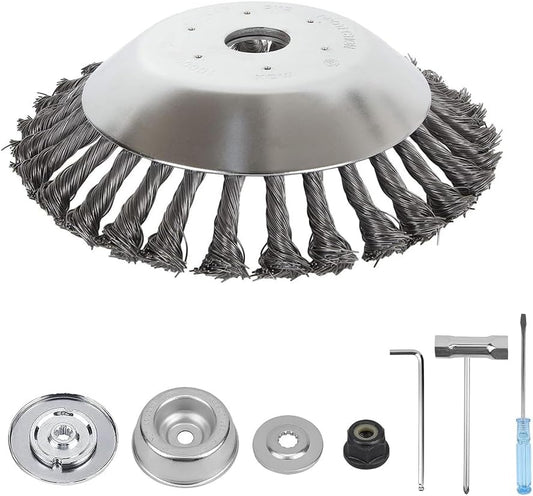 8'' Testa Di Taglio Del Tagliaerba per Tosaerba Da Giardino, Affilato, Altamente Efficiente, Spazzola per Erbacce Da Giardino,Testina Di Ricambio per Sarchiatrice per Tagliare Erba Spessa Ed Erbacce