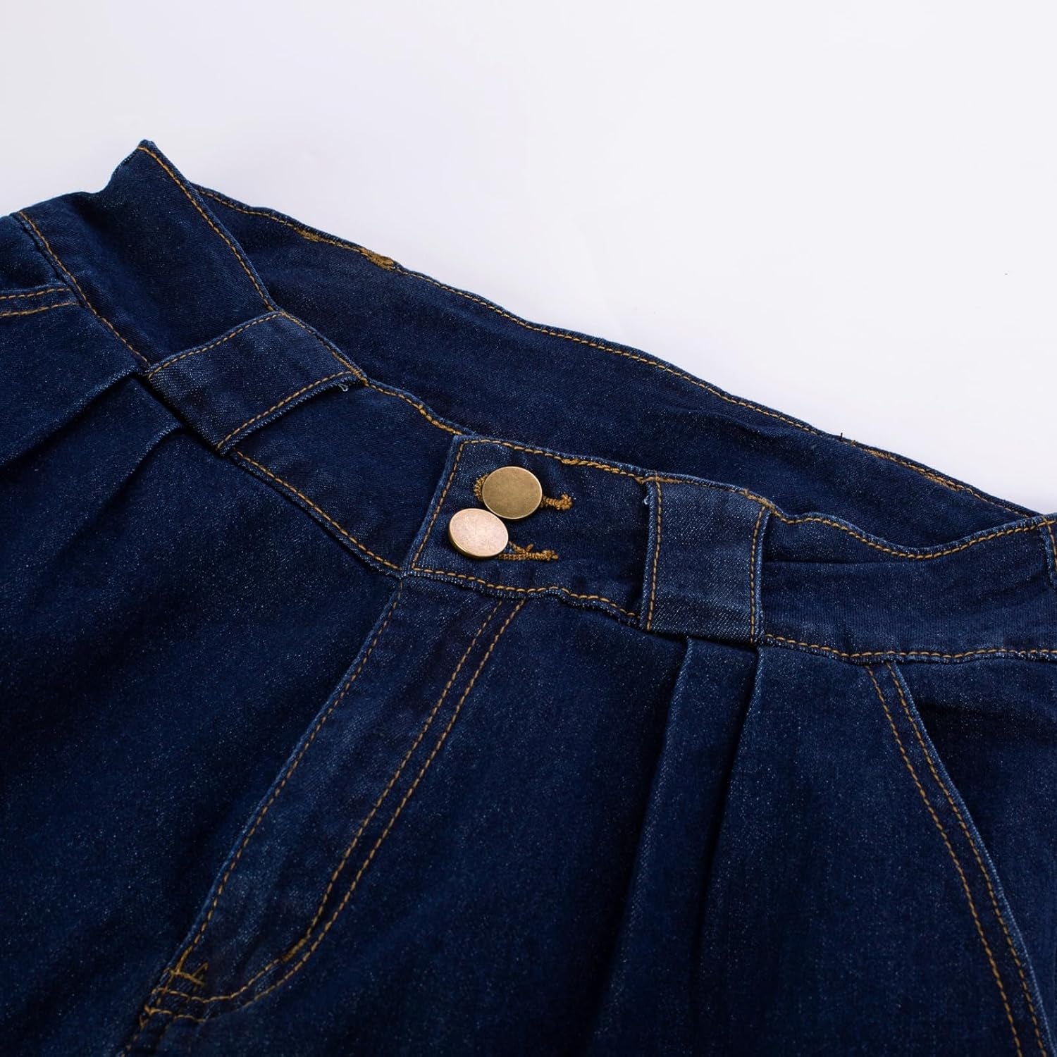 Jeans Da Donna a Vita Alta Con Cintura, per Il Tempo Libero