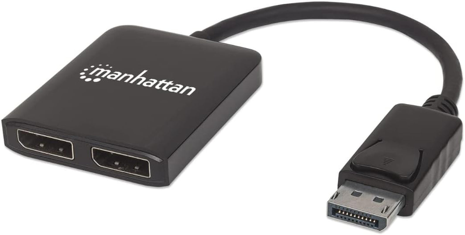207768 Displayport Video Splitter - Video Splitters (Displayport, Gold, 480I,480P,576I,576P,720P,1080I,1080P,2160P, Black, 0-40 °C, -20-60 °C)