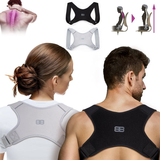 Correttore Posturale per Spalle E Schiena Dritta - Fascia Tutore per Donna E Uomo (S,M,L)