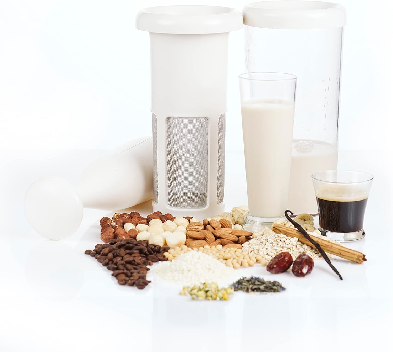CLASSIC, Filtro Multifunzionale - Latte Vegetale Fatto in Casa, Tofu Burmese, Etc. Emulsione Massima. 1 Litro in 1 Minuto. Ricette in Ebook. Prodotto in Spagna.
