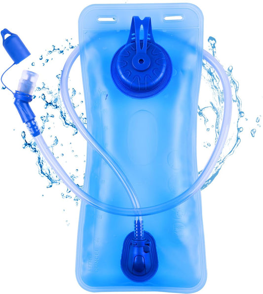 - Sacca Di Idratazione Da 2 Litri, Serbatoio per Acqua, a Prova Di Perdite, Ricambio Con Tubo Isolante a Sgancio Rapido E Valvola Di Spegnimento Automatico per Arrampicata, Ciclismo E Corsa