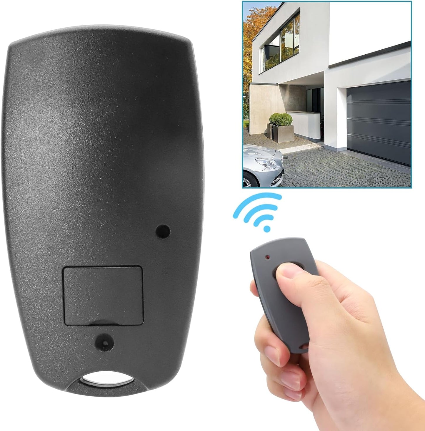 Apriporta Garage, 3 Pezzi, Telecomando per Porta Del Garage, Compatibile Con 868 Mhz Marantec Digital 302,304,382,384,313,321,323, Telecomando 131