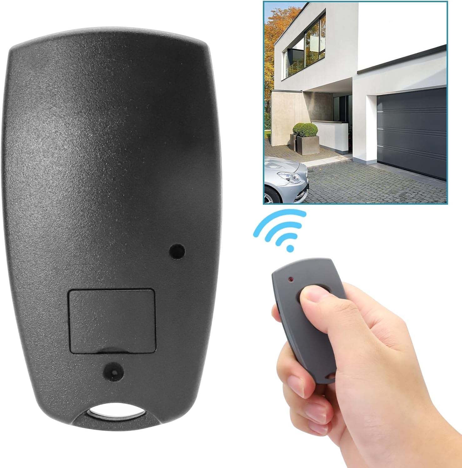 Apriporta Garage, 3 Pezzi, Telecomando per Porta Del Garage, Compatibile Con 868 Mhz Marantec Digital 302,304,382,384,313,321,323, Telecomando 131
