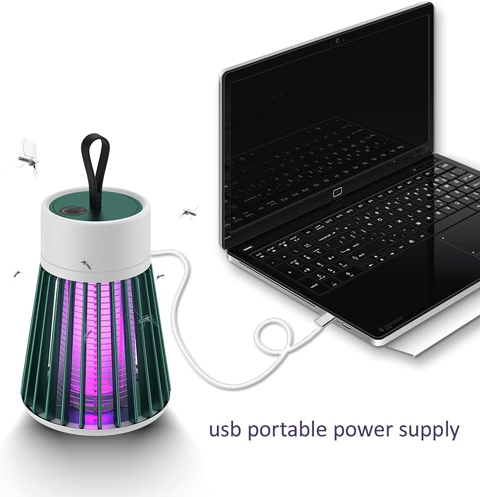 Zanzariera Elettrica Da Interno, Antizanzare Elettrico Portatile, Lampada Antizanzare Casa, Lampada Zanzare Esterno, Racchetta Zanzare Atossica anti Mosche UV Campeggio 100M² (Ricaricabile, Grigio)