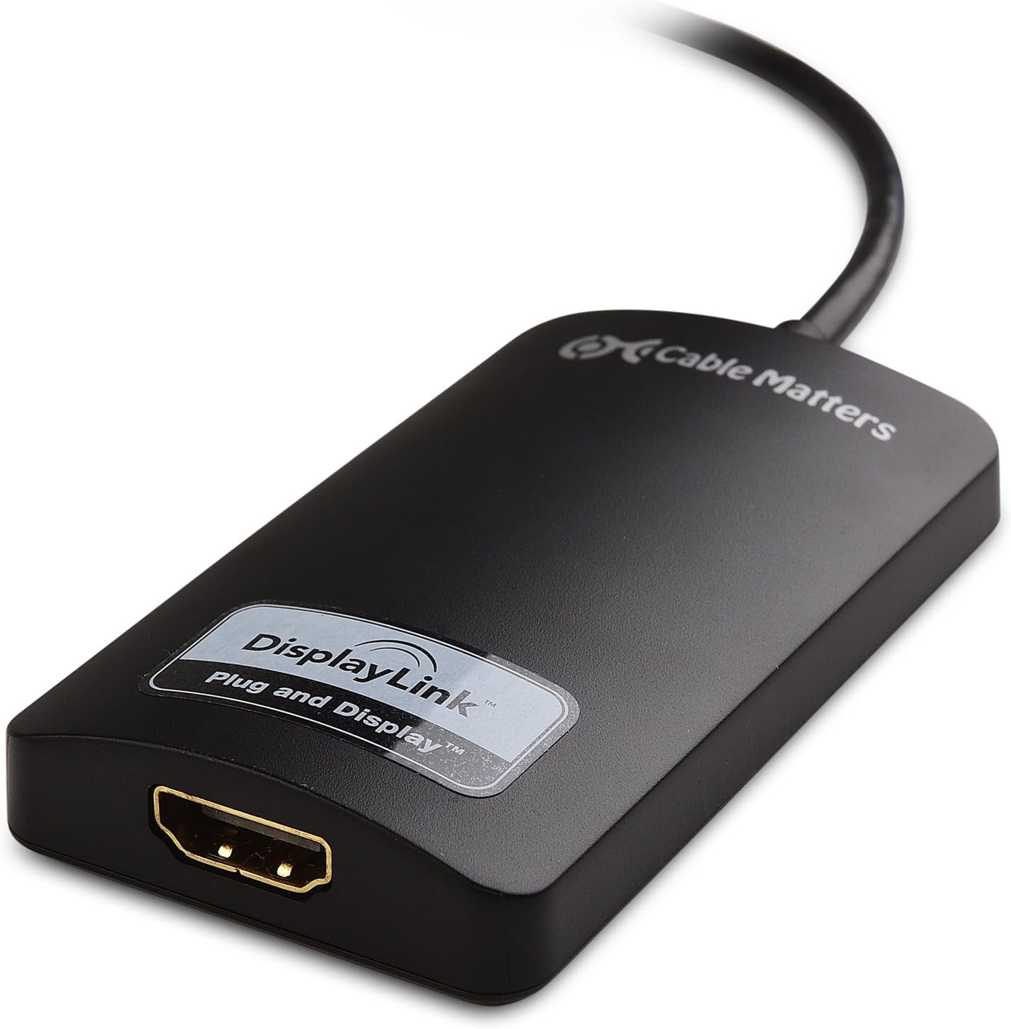 Adattatore USB 3.0 a HDMI Super Veloce (Adattatore USB a HDMI) per Windows Fino a 1440P Colore Nero