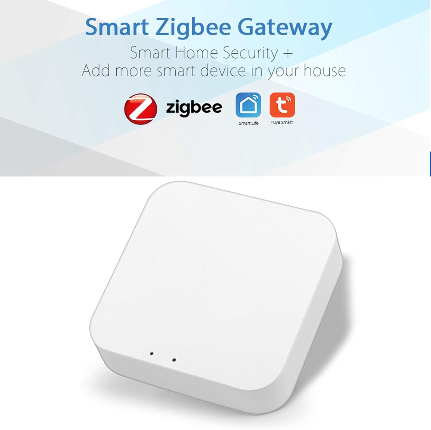 Smart Gateway, Tuya Zigbee Smart Gateway Hub, Smart Home Bridge Tuya, Home Automation Scene, Smart Life App Telecomando Wireless, per Tutti I Prodotti Intelligenti Tuya Zigbee 3.0