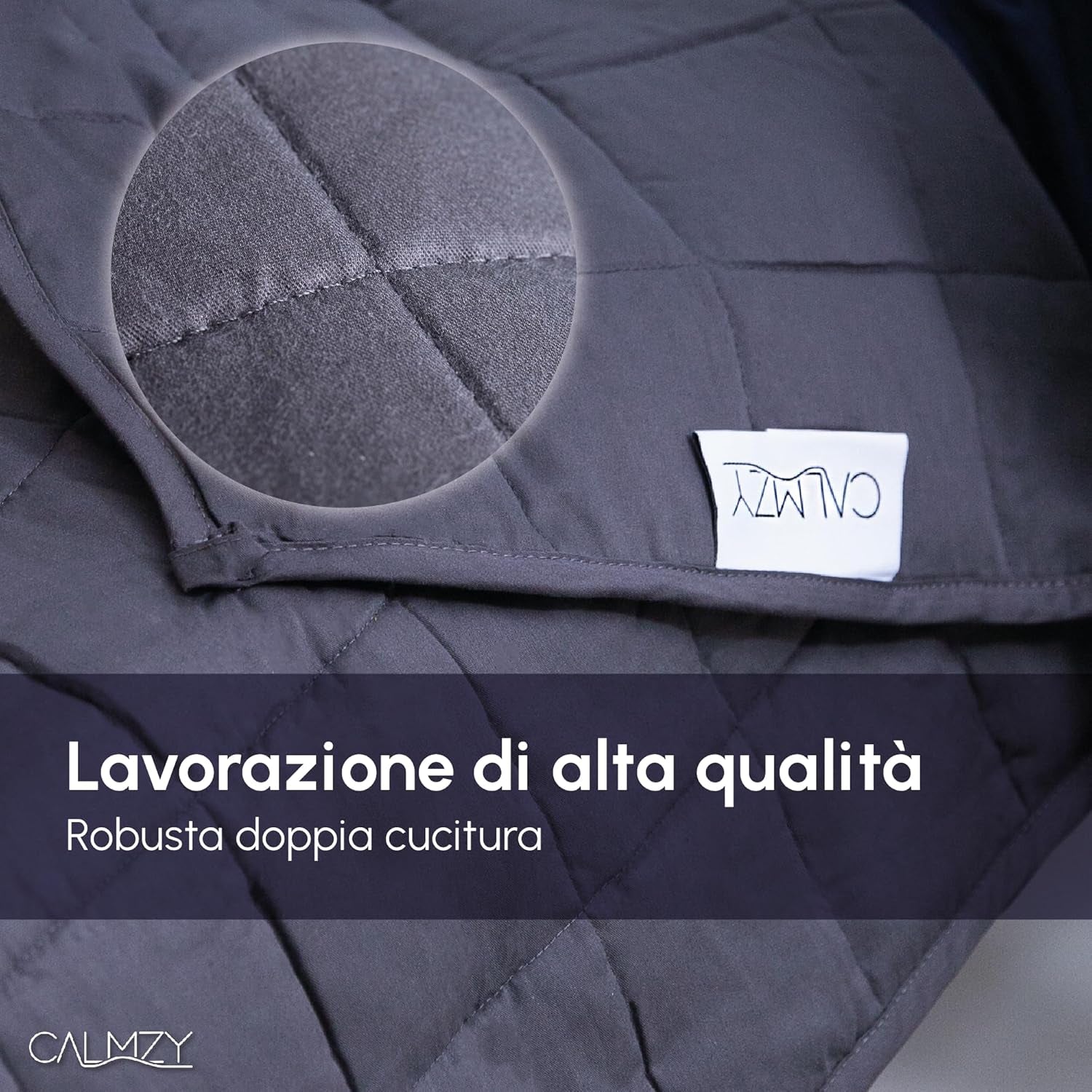 Coperta Pesante 150X200 - Piumino Pesante - Coperta Di Relax Con Perline Di Vetro - Coperta Pesante per Adulti - Coperta Terapeutica in Cotone Al 100% Di Alta Qualità - Coperta Pesante 8 Kg