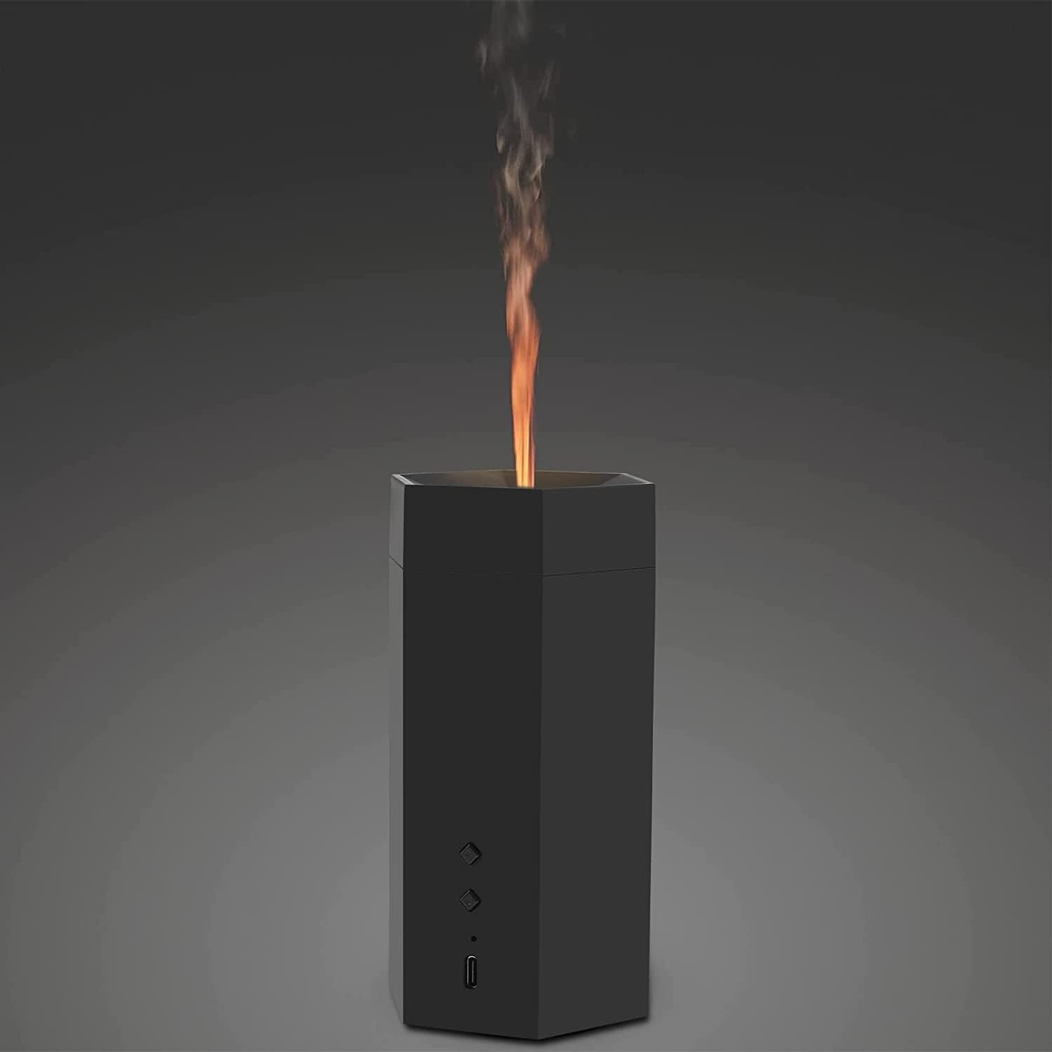 Diffusore Di Oli Essenziali E Di Aromi Senza Fili Effetto Fiamma, Ricaricabile, Luce Regolabile, Spegnimento Automatico - Diffusore Ambiente Elettrico per Yoga, Casa, Ufficio, Camera Da Letto