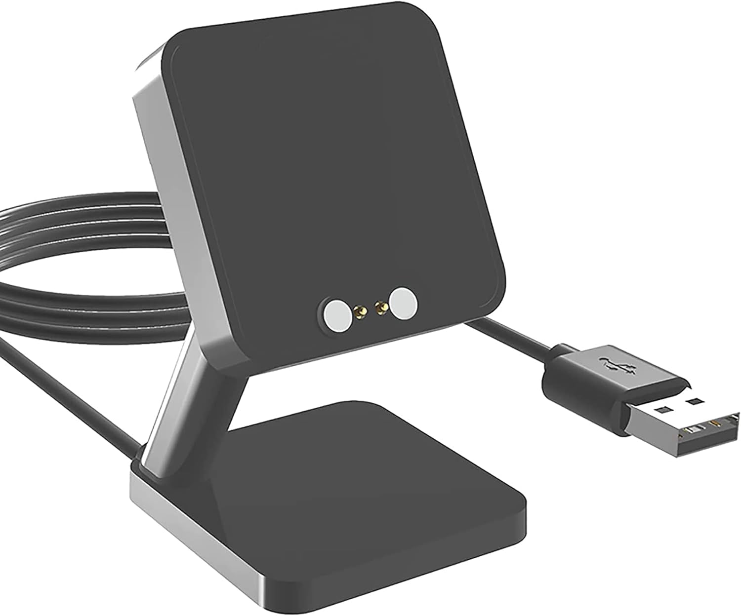 Caricabatterie Compatibile Con AGPTEK Smartwatch Da 1,3 Pollici, USB, Cavo Di Ricarica Rapido per AGPTEK LW11 Smartwatch (Nero)