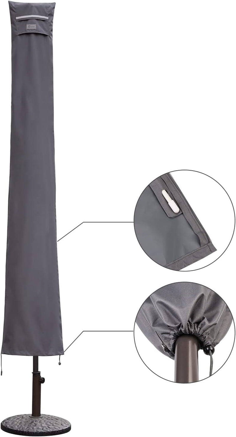 Ombrellone Copertura per Ø 400 Cm Ombrelloni, Gris