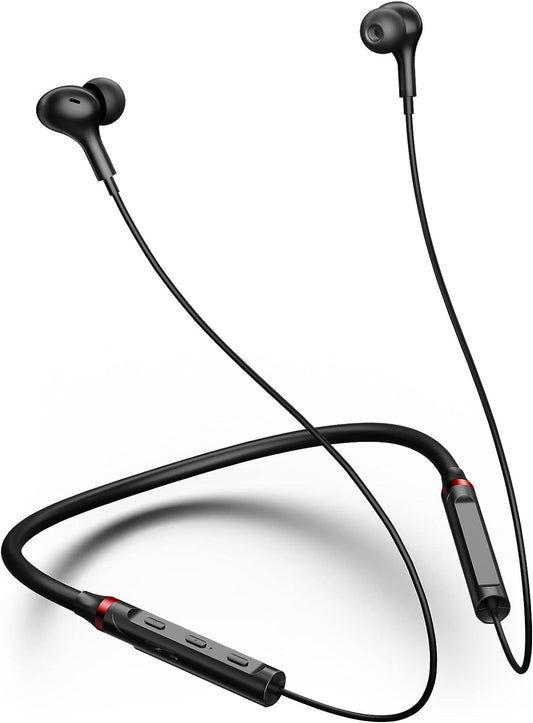 Cuffie Bluetooth Con Cavo per Samsung A54 5G S24 S23 Ultra Iphone 15 Pro Pixel 8 7A Mi 14, Archetto Senza Fili, Auricolari Stereo Con Microfono per Corsa, Palestra, Traning, Sonno