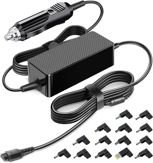 90W DC 12V-24V Alimentatore Caricabatteria Da Auto per Lenovo Thinkpad LG Monitor Terra Asus Vivobook 14 15 Dell Vostro HP Elitebook MSI Caricatore Automatico