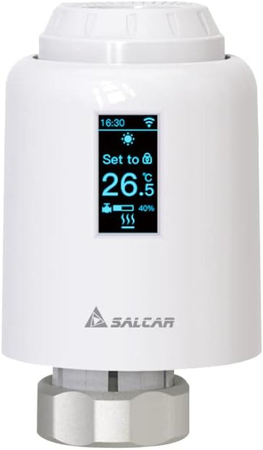 Valvola Termostatica Intelligente Con Display OLED Teste Termostatiche TRV602 Gestione Intelligente Del Riscaldamento Termostato Tuya Zigbee