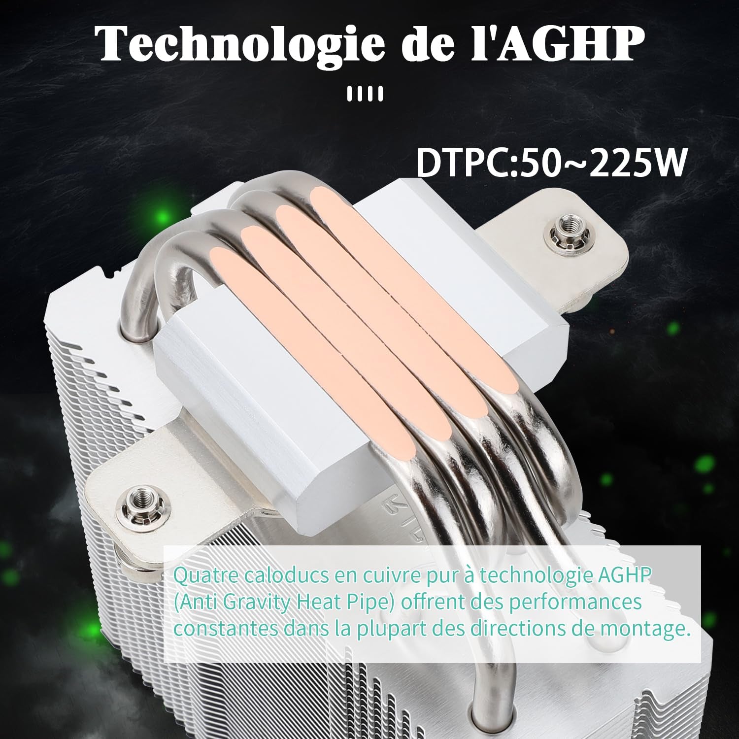Assassin X 120 SE CPU Air Cooler, AX120 SE, 4 Heatpipes, TL-C12C PWM Silent Fan CPU Cooler Con Cuscinetto S-FDB, per AMD Am4/Intel 1150/1151/1155/1156/1200/1700/17XX