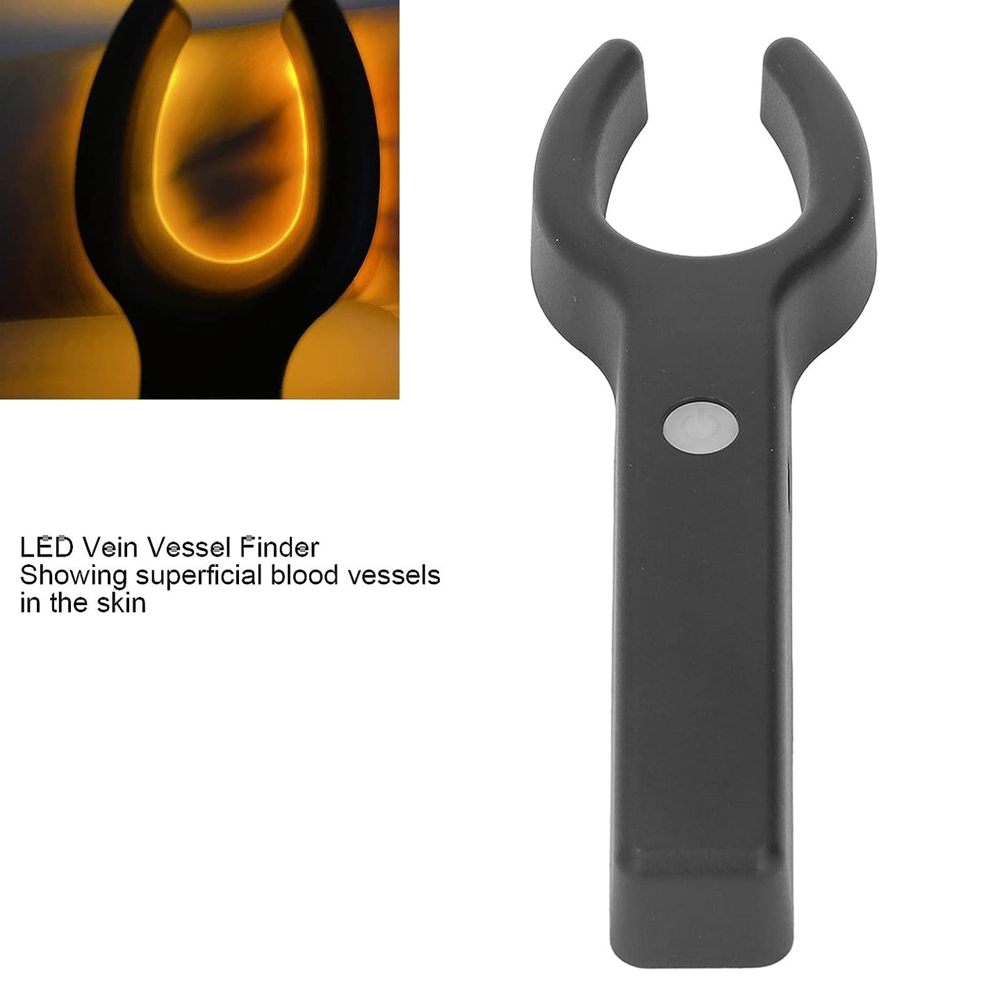 LED Vein Finder, USB Portatile a Infrarossi Vein Finder Viewer, Ricaricabile Handheld Vein Locator Detector Transilluminatore Vena Scanner Display Luci per Infermieri IV Flebotomia Accesso