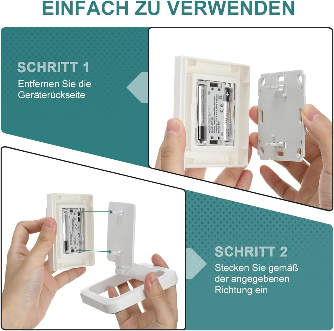 Supporto Da Tavolo Compatibile Con Homematic IP Smart Home Termostato Da Parete Con Sensore Di Umidità, Pulsante Da Parete 2 Scomparti, 6 Posizioni, Termostato Bosch, Ecc. (Senza Termostato)