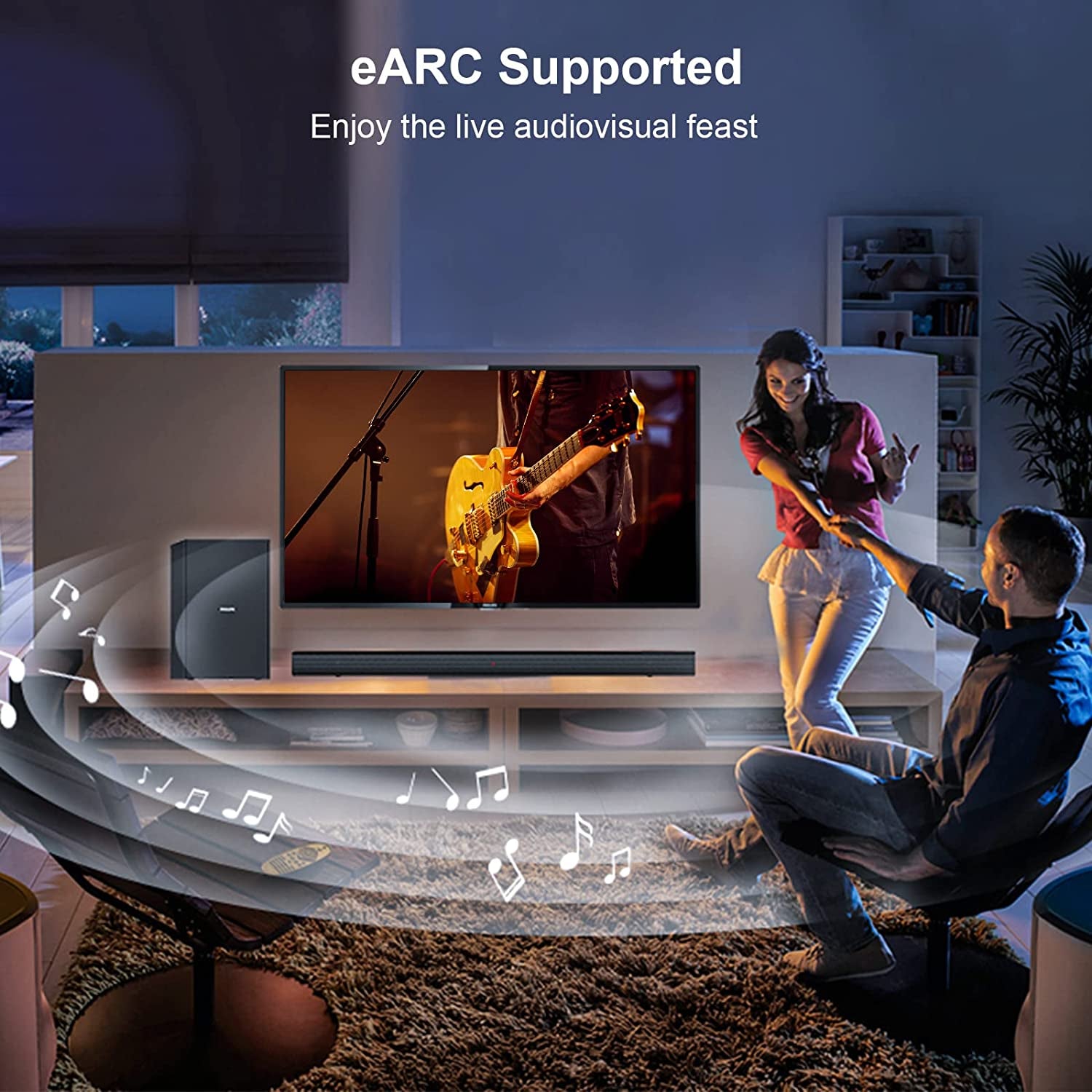 Cavo in Fibra Ottica 8K HDMI, Cavo HDMI 2.1 Ad Altissima Velocità 48Gbps/Supporto AOC 8K@60Hz, 4K@120Hz/144Hz HDR Earc Compatibile Con PS5, Xbox Series X, PC, TV (5M/16.4Ft)