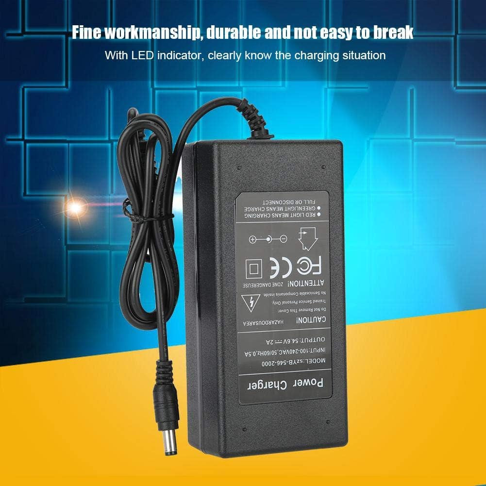 Adattatore Di Alimentazione,54,6 V 2A Adattatore Di Alimentazione Desktop Convertitore Di Alimentazione a Protezione Multipla Con Spia Luminosa,Adattatore Alimentazione Desktop Convertitore(#2)