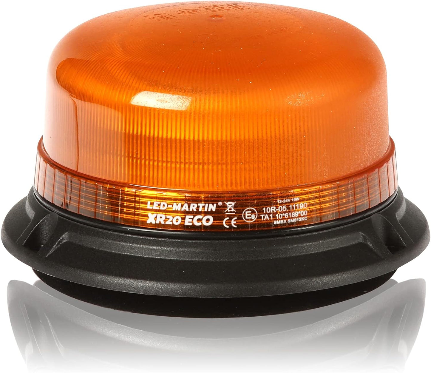 ® XR20 ECO - Lampada a Rotelle, 12 V/24 V, Colore Arancione, Base Magnetica, Cavo Da 3,5 M, ECE-R65, Design Compatto