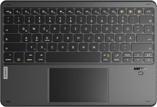 Tastiera Tablet Con Touchpad, Tastiera Bluetooth Compatibile Con Sistemi Android/Ios/Smartphones/Windows Pc/Ipad, KB01103