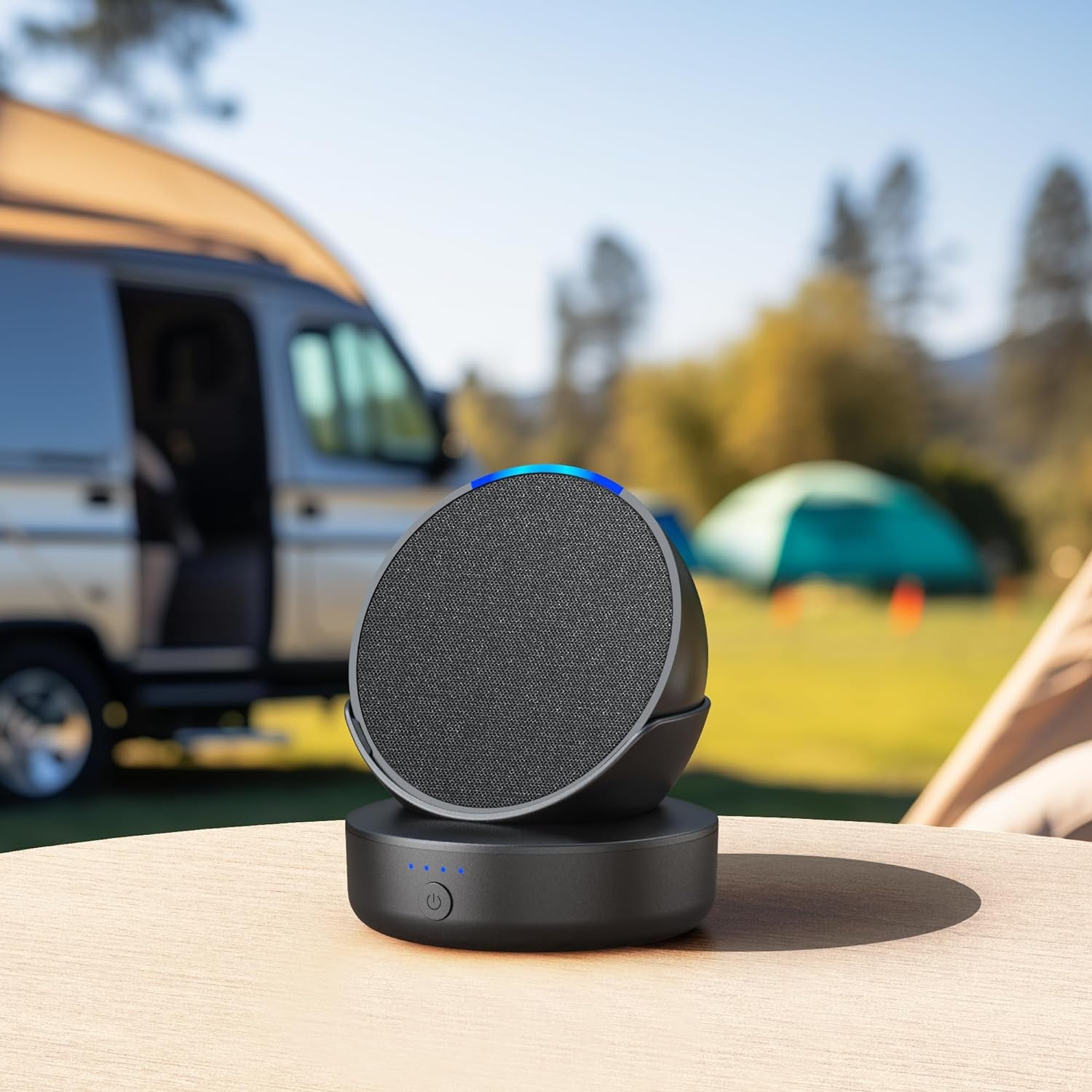 Base per Batteria Ricaricabile per Ech0 Pop - Stazione Di Ricarica Portatile (Senza Pop) Nero