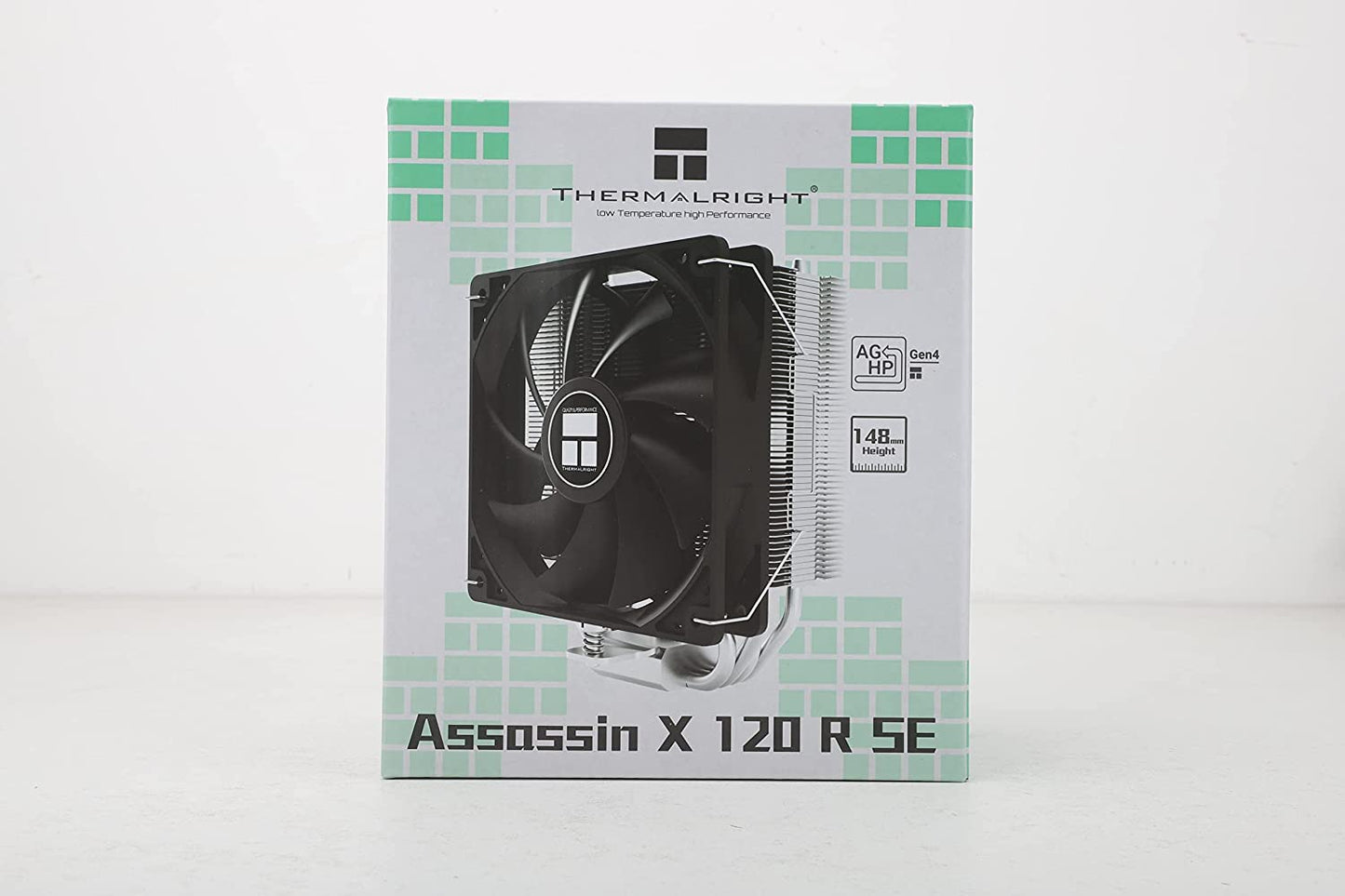 Assassin X 120 SE CPU Air Cooler, AX120 SE, 4 Heatpipes, TL-C12C PWM Silent Fan CPU Cooler Con Cuscinetto S-FDB, per AMD Am4/Intel 1150/1151/1155/1156/1200/1700/17XX