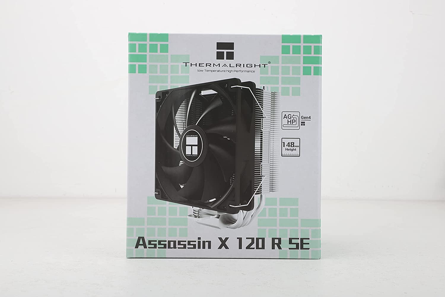 Assassin X 120 SE CPU Air Cooler, AX120 SE, 4 Heatpipes, TL-C12C PWM Silent Fan CPU Cooler Con Cuscinetto S-FDB, per AMD Am4/Intel 1150/1151/1155/1156/1200/1700/17XX