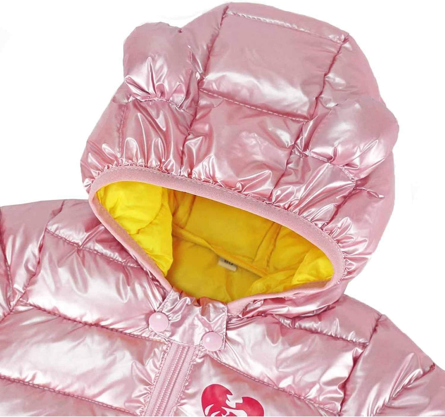 Bambino Giacche Cappotto Con Cappuccio Inverno Ragazzi Ragazze Piumino Leggero Giubbotti