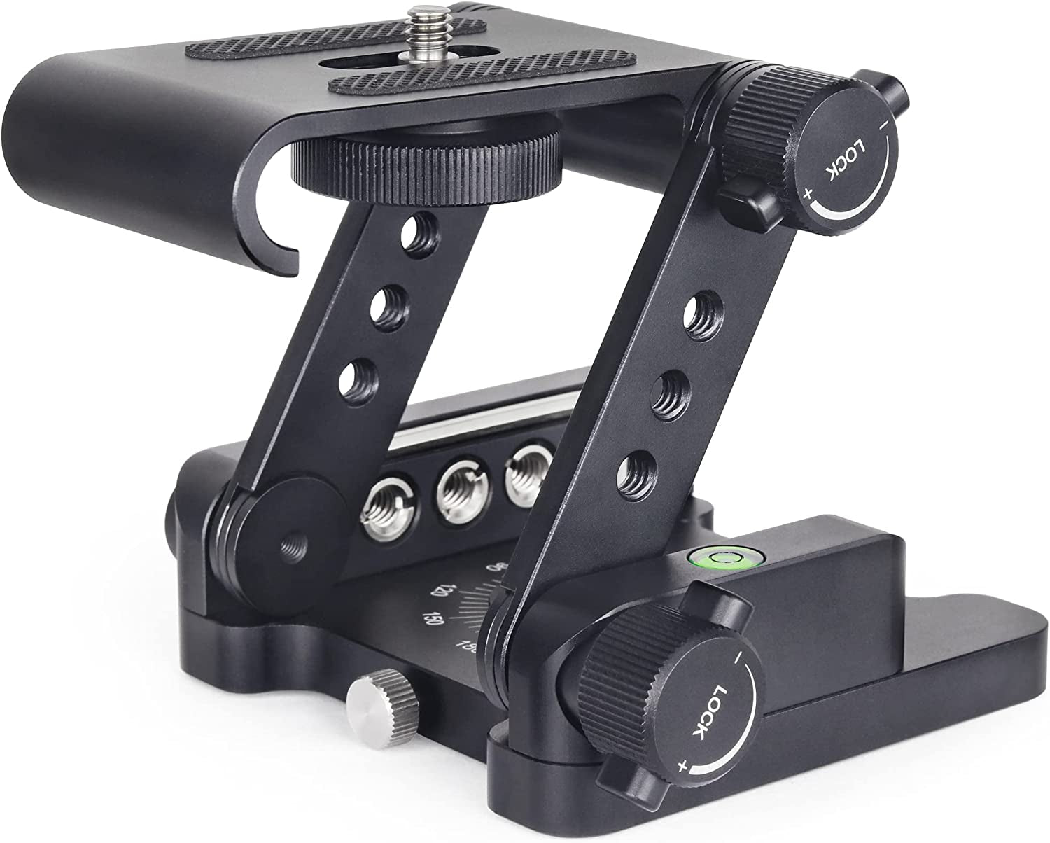 FZ-9 Testa Del Treppiede Con Inclinazione Z Flex Aggiornata Testa Pieghevole Panoramica Flessibile in Lega Di Alluminio CNC per Canon Nikon Sony DSLR Camera Camcorder Smartphone Slider Rail