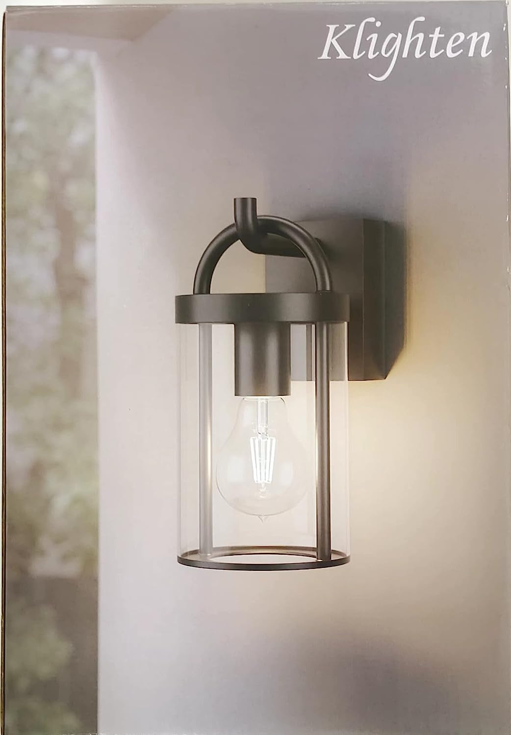 Lampada Da Parete Vintage Esterno, Grigio Scuro E27 Applique Da Parete Industrial, Luci Da Parete Retro Lampada Da Muro Industriale, per Giardino Portico, 40W Max, IP44, Non Inclusa Lampadina