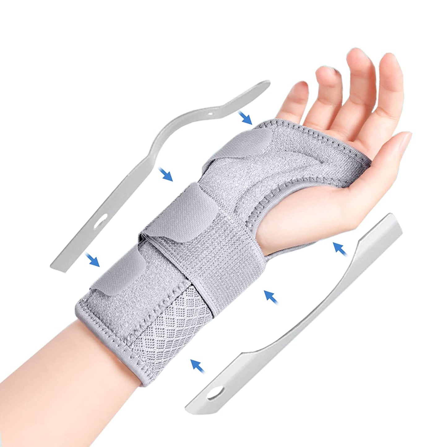 Attelle De Poignet Pour Canal Carpien Pour Homme Et Femme, Attelle De Poignet Réglable Pour Main Droite Et Gauche, Soulagement De La Douleur Pour L'Arthrite, Les Tendinites
