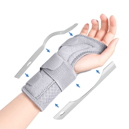 Attelle De Poignet Pour Canal Carpien Pour Homme Et Femme, Attelle De Poignet Réglable Pour Main Droite Et Gauche, Soulagement De La Douleur Pour L'Arthrite, Les Tendinites