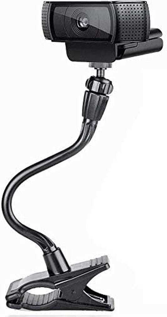 Braccio Porta Webcam, Ganasce Flessibili, Supporto Clip Di Fissaggio Compatibile per Webcam Logitech C925E C922X C922 C930E C930 C920 C615, Gopro Hero 10/9/8/7/6/5(Camere Non Incluse)