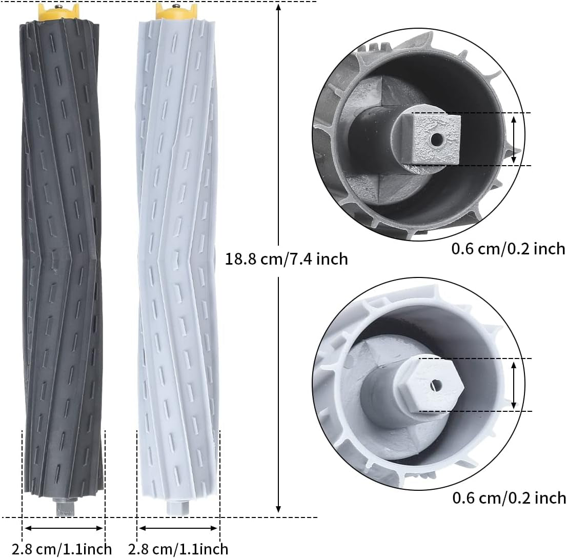 Ricambi Di Spazzole in Gomma per Irobot Roomba Serie 800 E 900 860 861 865 866 870 871 876 880 885 886 890 891 895 960 966 980 Robot, Accessori Roller Brush per Irobot Roomba 800 & 900