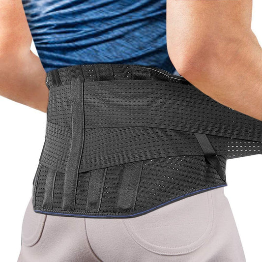 Cintura Lombare Di Sostegno,  Fascia Lombare Supporto Schiena per Uomo E Donna Fascia Lombare Posturale Terapeutica Sollievo a Dolore, Sciatica, Ernia Al Disco Etc,Taglia Xl:95-111Cm