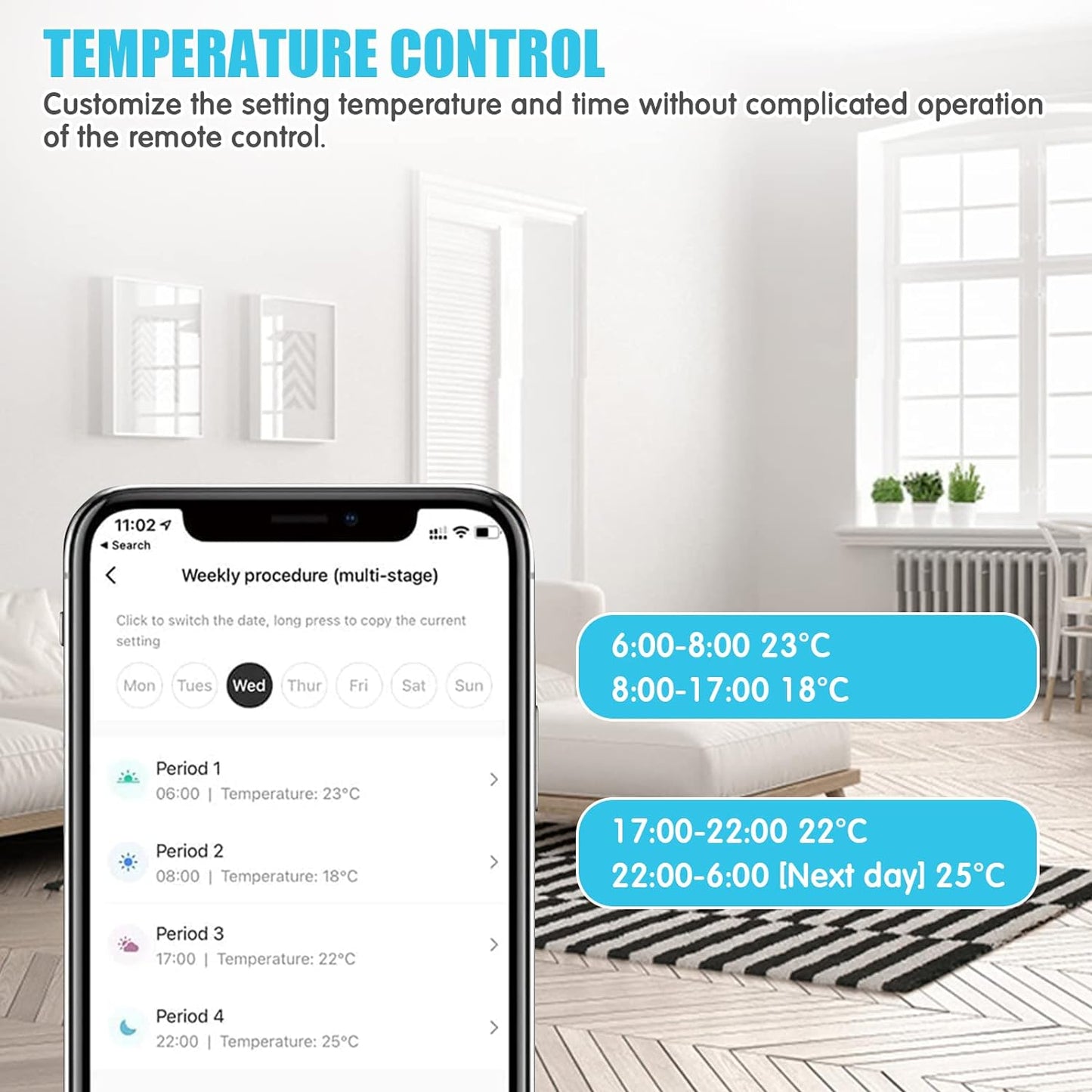 Presa Intelligente Wifi 15A Smart Plug, Presa Programmabile Smart WLAN Con Sensore Di Temperatura, Controllo Digitale Wifi, Presa 230 V Con App, Compatibile Con Alexa E Google Assistent