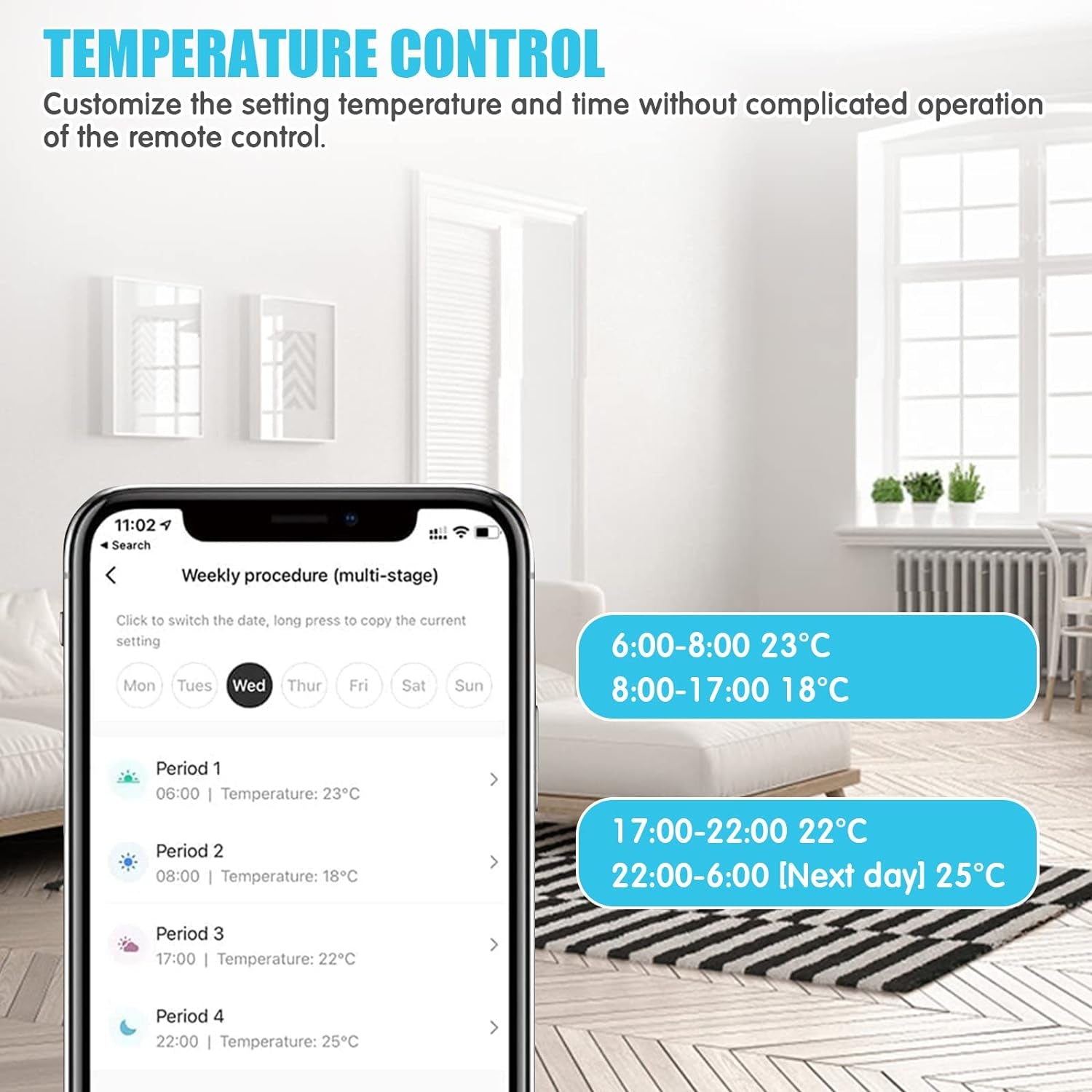 Presa Intelligente Wifi 15A Smart Plug, Presa Programmabile Smart WLAN Con Sensore Di Temperatura, Controllo Digitale Wifi, Presa 230 V Con App, Compatibile Con Alexa E Google Assistent