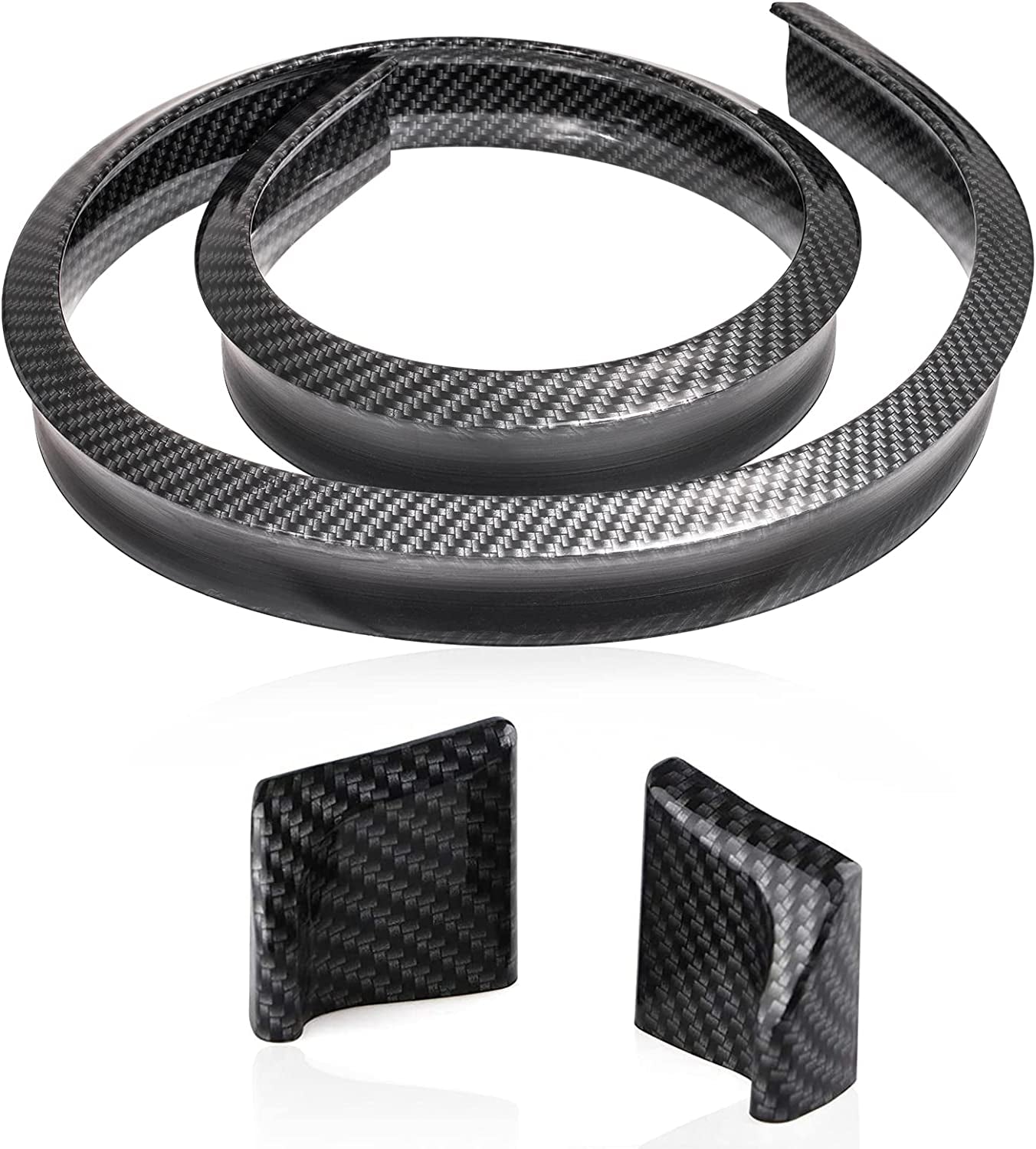 Spoiler Posteriore per Auto, 1,5 M, Universale, in Fibra Di Carbonio, Copertura per Alettone Posteriore Ell’Auto, Protezione 100% Impermeabile, Colore Nero