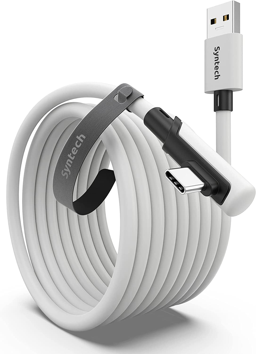 Cavo Link 5 Metri Compatibile Con Oculus/Meta Quest 3/2/Pro Und Pico4/Pro Accessori, Trasferimento Dati PC Ad Alta Velocità, Link Cavo USB 3.0 a USB C per Visore VR E PC Da Gioco