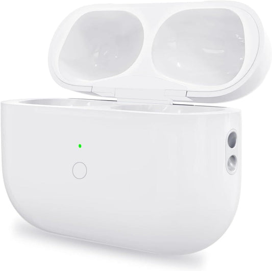 USB-C Custodia Di Ricarica per Air Pod Pro 1 & Pro 2 Generazione, Type-C Wireless Charging Case Con Accoppiamento Bluetooth Pulsante Di Sincronizzazione Ricarica Cablata E Wireless (White-(Usb-C))