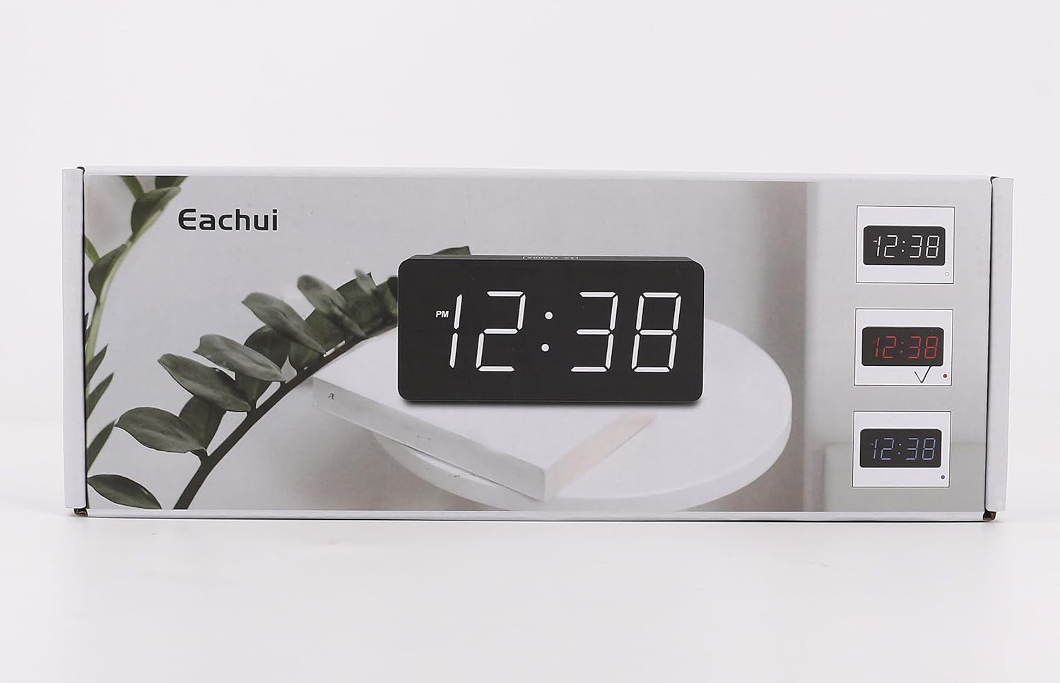 Sveglia Digitale a LED Con Numeri Grandi, Sveglia Con Stazione Di Ricarica, Luminosità E Volume Regolabili, Snooze, 12/24HR, Orologio Digitale Alimentato a Rete