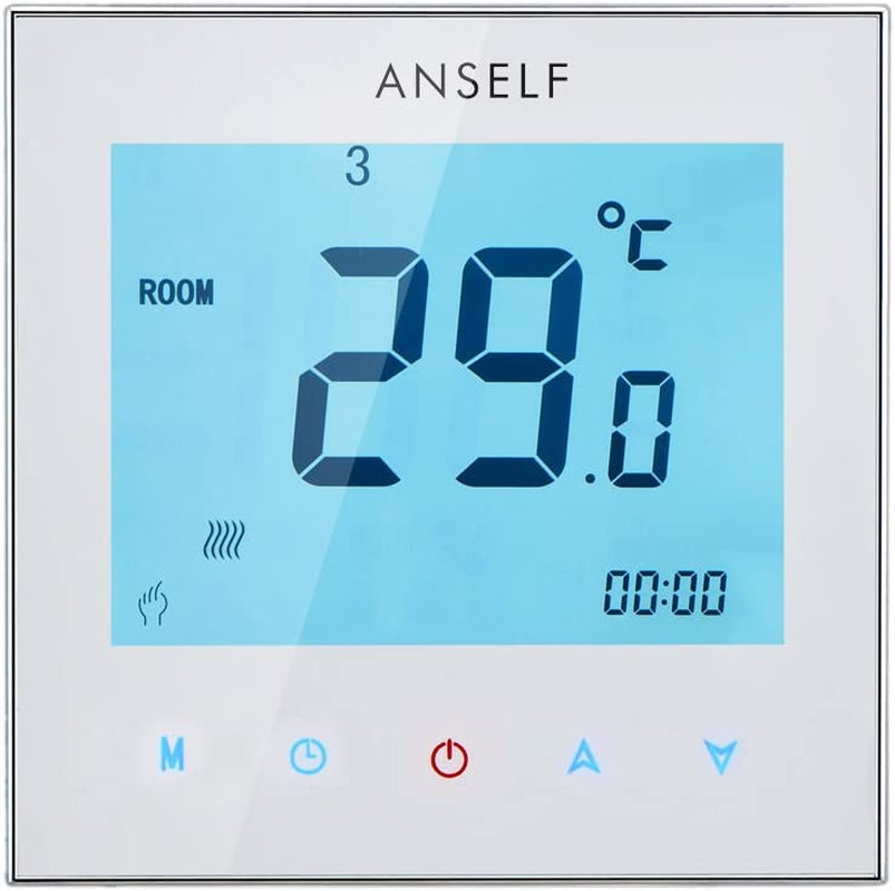 3A 110-230V Programmabile Settimanale Display LCD Touch Screen Acqua Riscaldamento Termostato Room Controller Temperatura